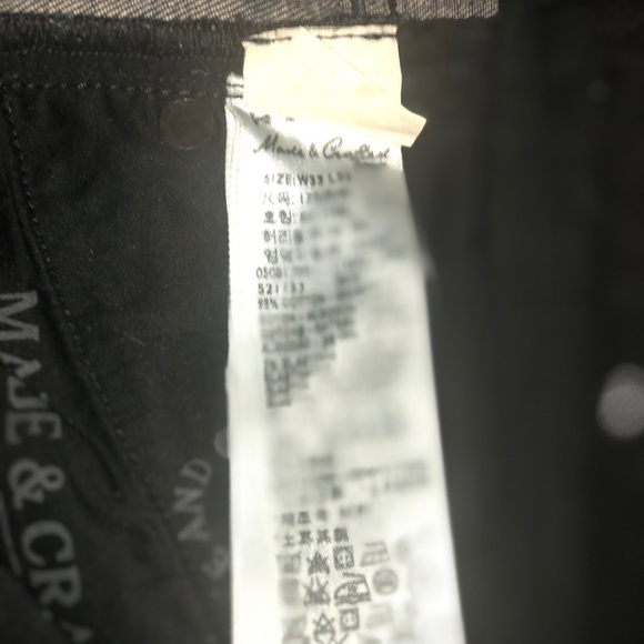 𝅺Levis Made & Crafted Tack Slim Jean Men 33 x 29 - Picture 4 of 6